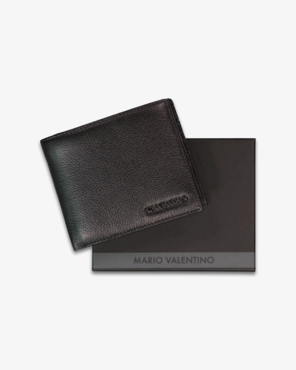 Mario Valentino - Portafogli Fort da uomo in pelle nero